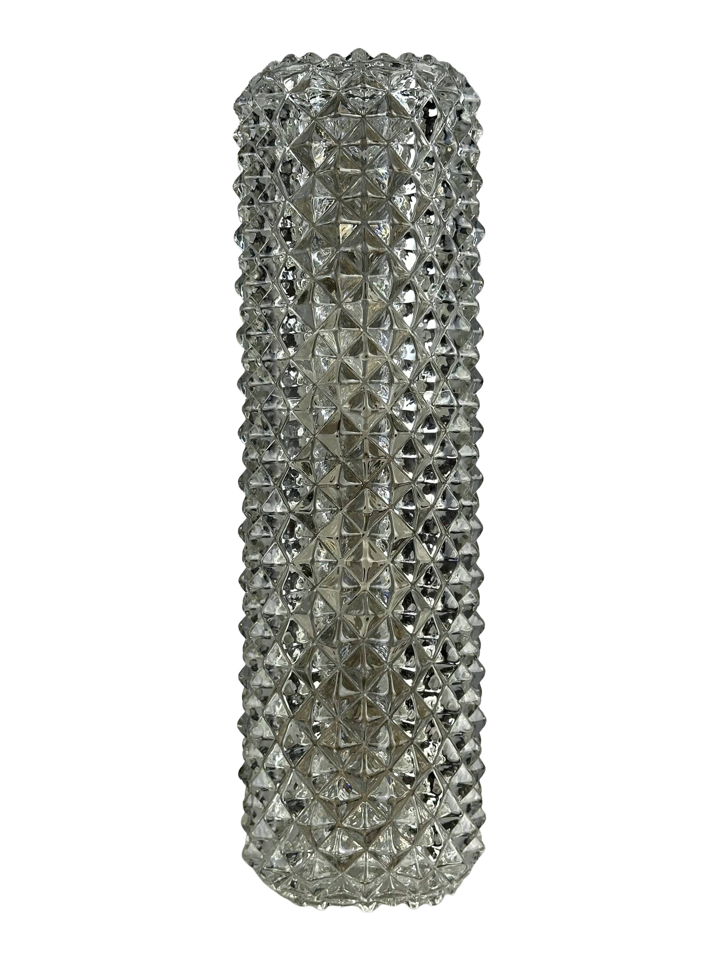 1960s and 1970s Wall Lamp by Glashütte Limburg, Germany, Space Age