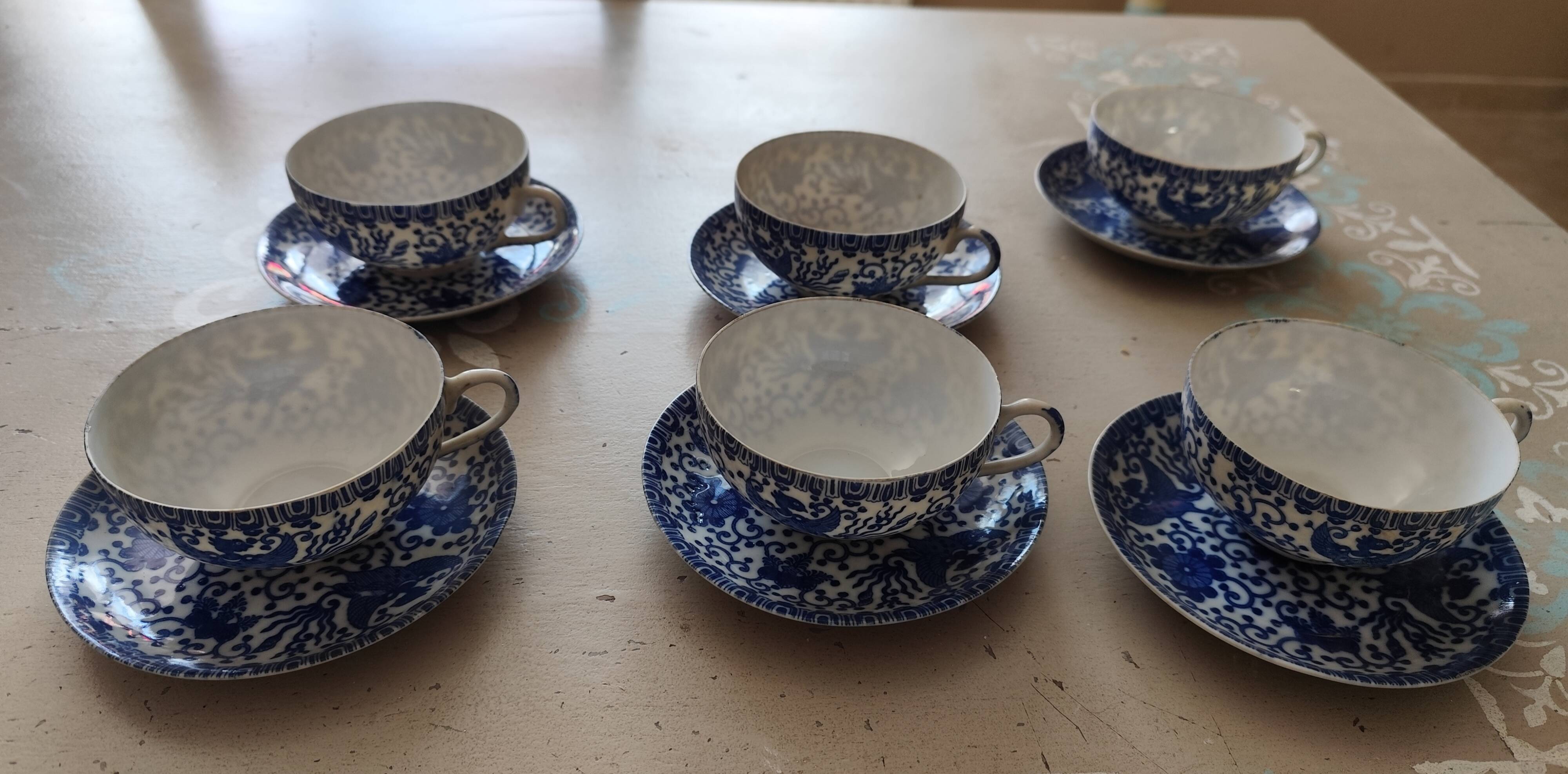 Cups and saucers Japan