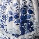 Antique Delft Style Blue and White Ceramic Table Lamp by Samson, circa 1880-1910