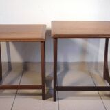 Deux tables gigognes G Plan en teck