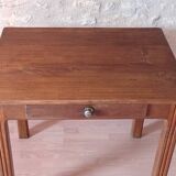 Art Deco desk or side table from the 1930s, vintage, solid wood