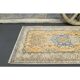 1970s Turkish Oushak Handmade Wool Cotton Orange Runner 90x292