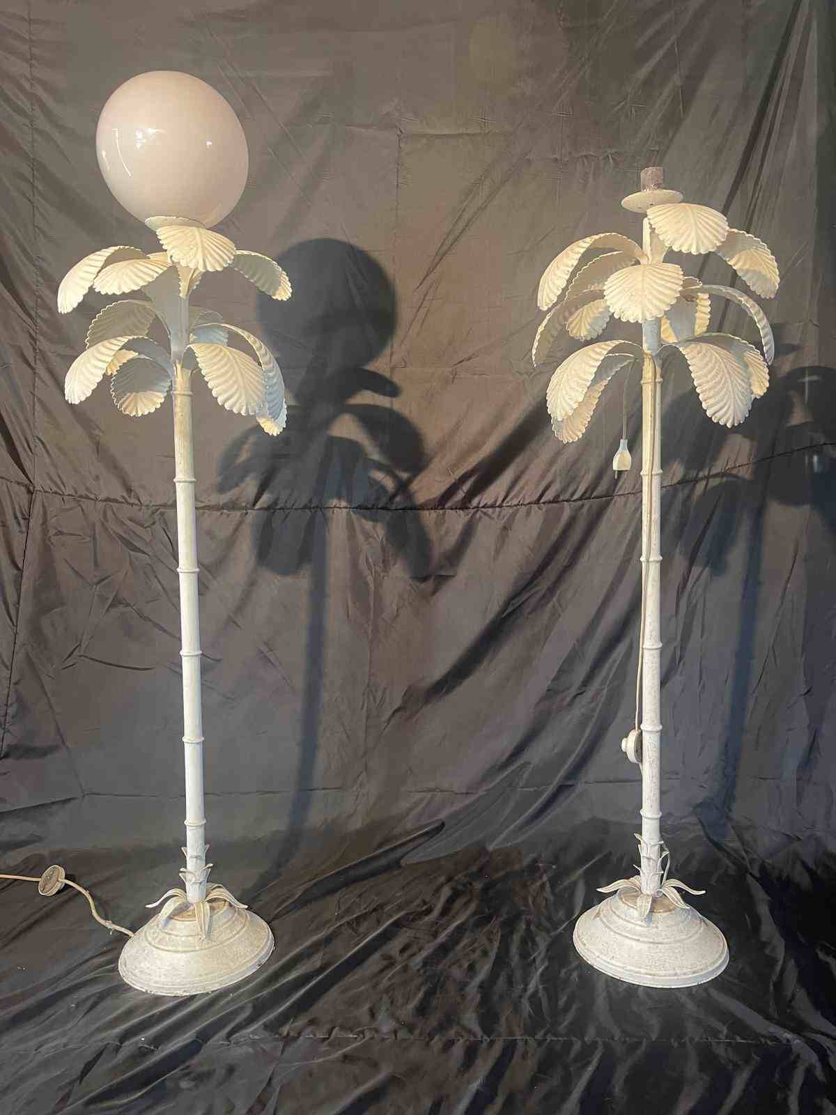 Pair of floor lamps