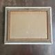 Ernest Biraud Old watercolor painting framed landscape