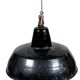 1930s/1940s Ceiling Lamp Industrial Lamp Enamel Loft Metal Bauhaus Design