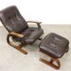 The Panter Leather Lounge Set by Arnt Lande for Westnofa, 70s