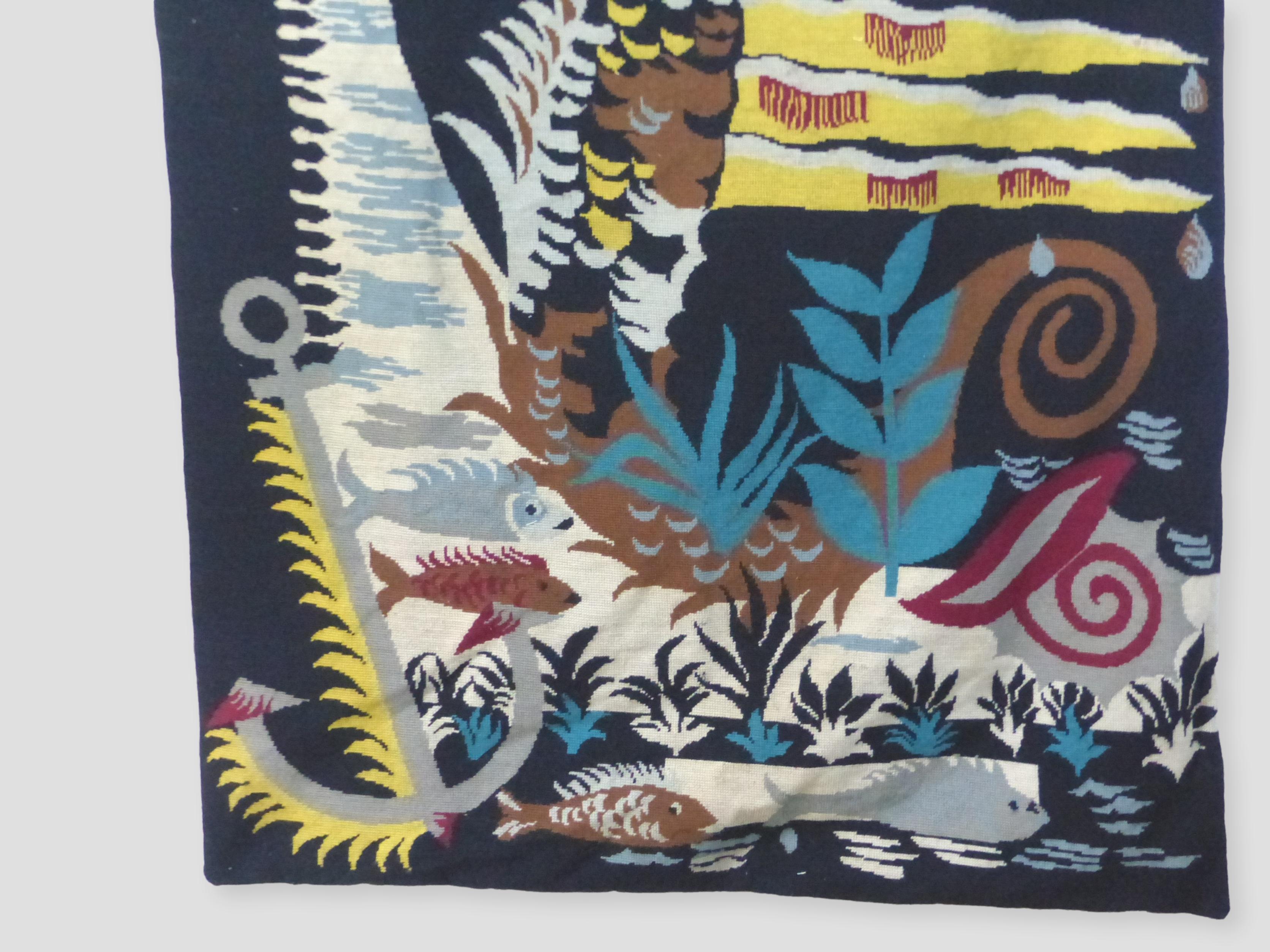 Tapestry with the hippocampus 1950