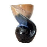 Vintage twist vase in Vallauris style