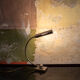 Nickel-plated metal table lamp Italia 70
