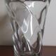 Daum vase in molded crystal, 60s