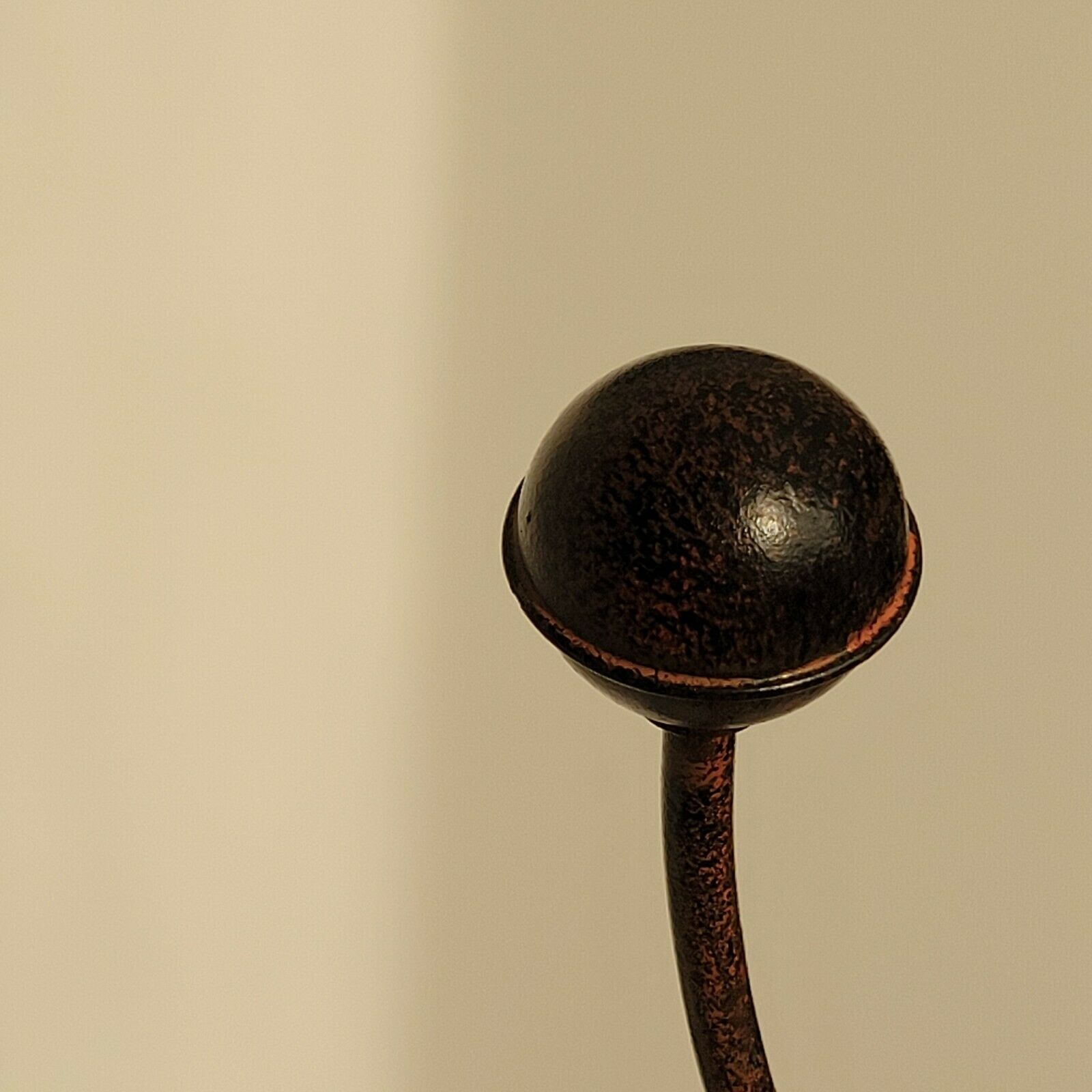 Wall coat rack with 2 hook hooks old style