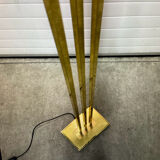 Deknudt House Hollywood Regency floor lamp in gold brass