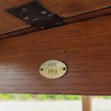Refectory table with flaps in solid oak