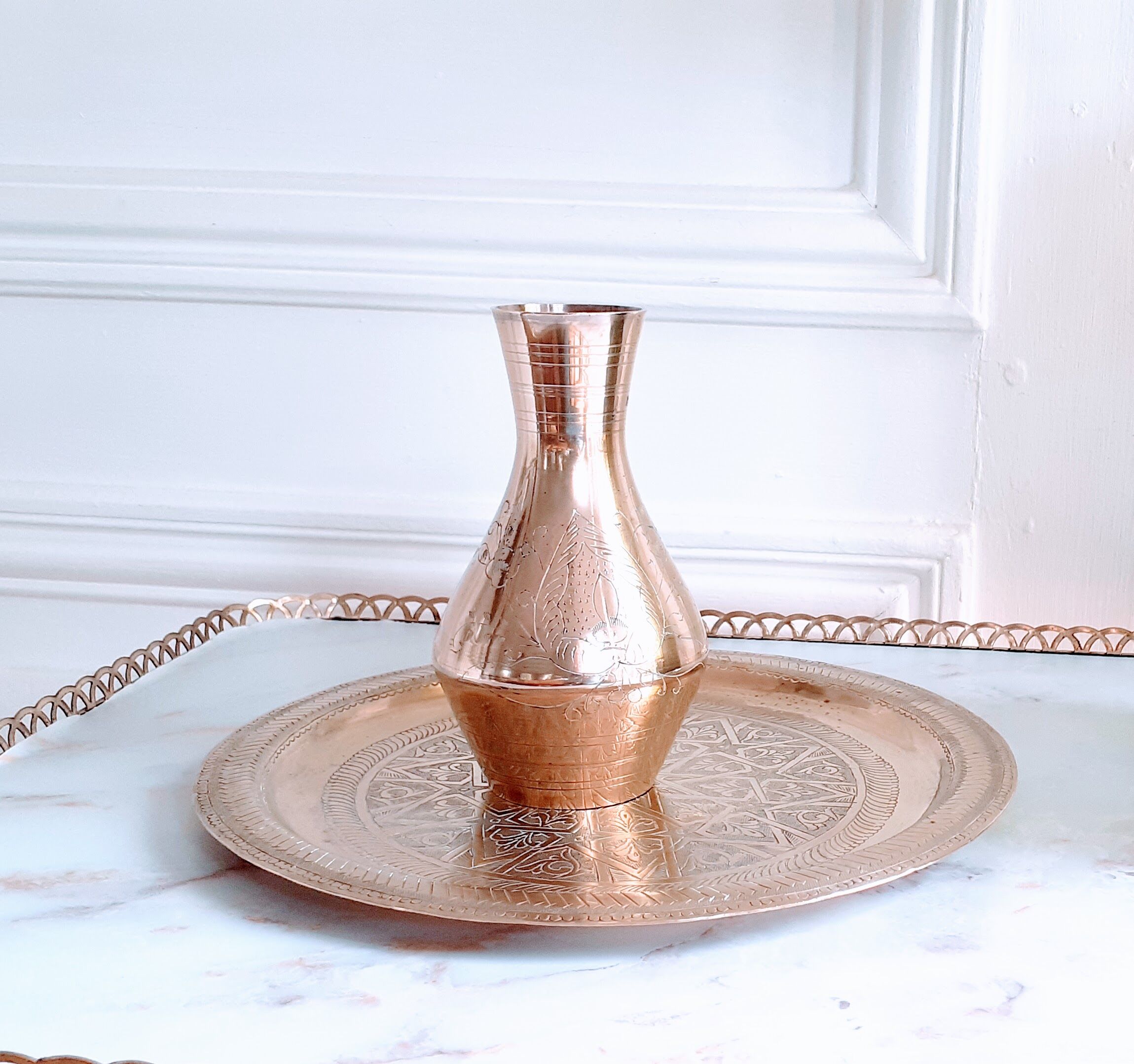 Brass vase