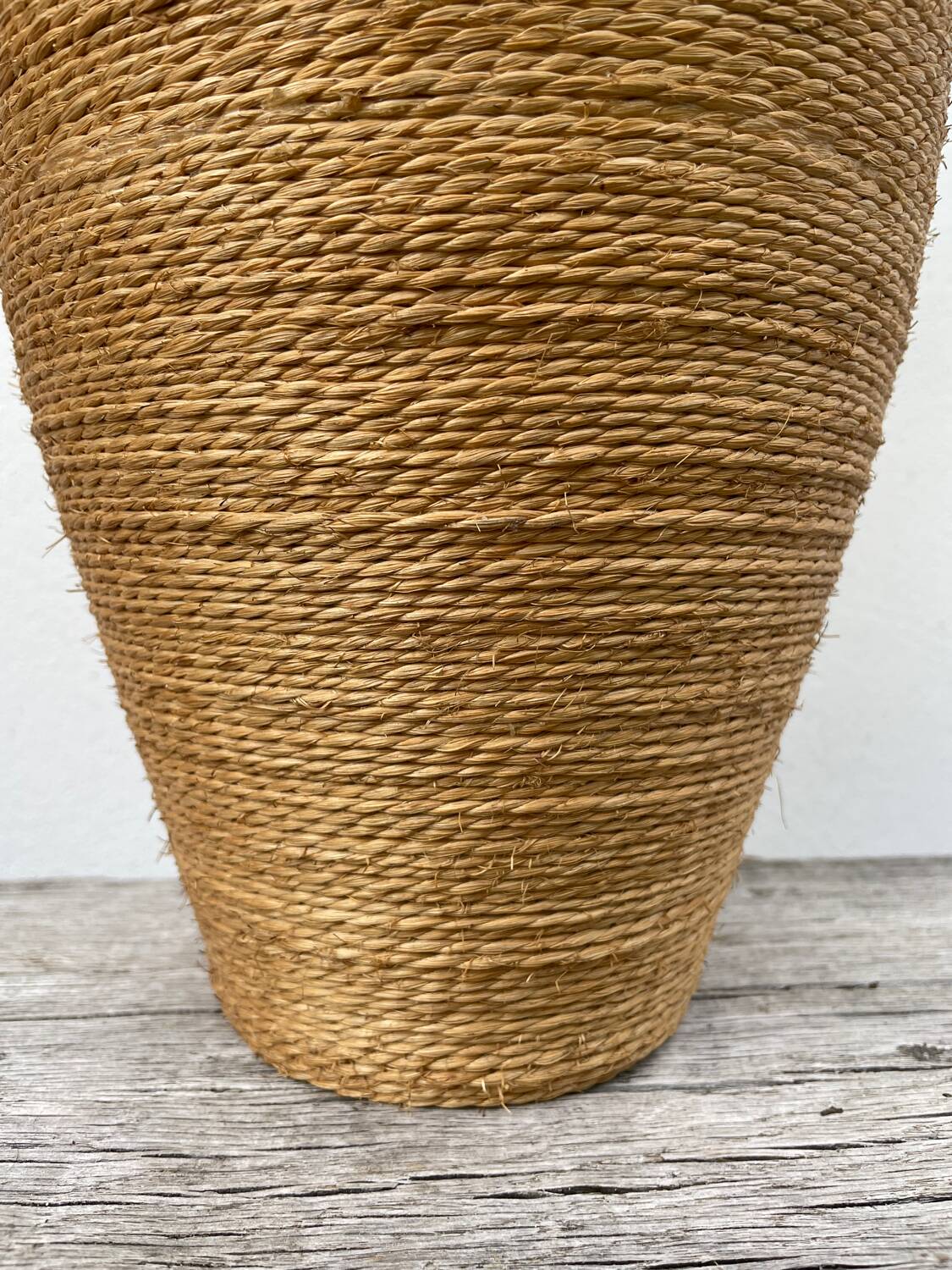 Habitat vintage rattan lamp