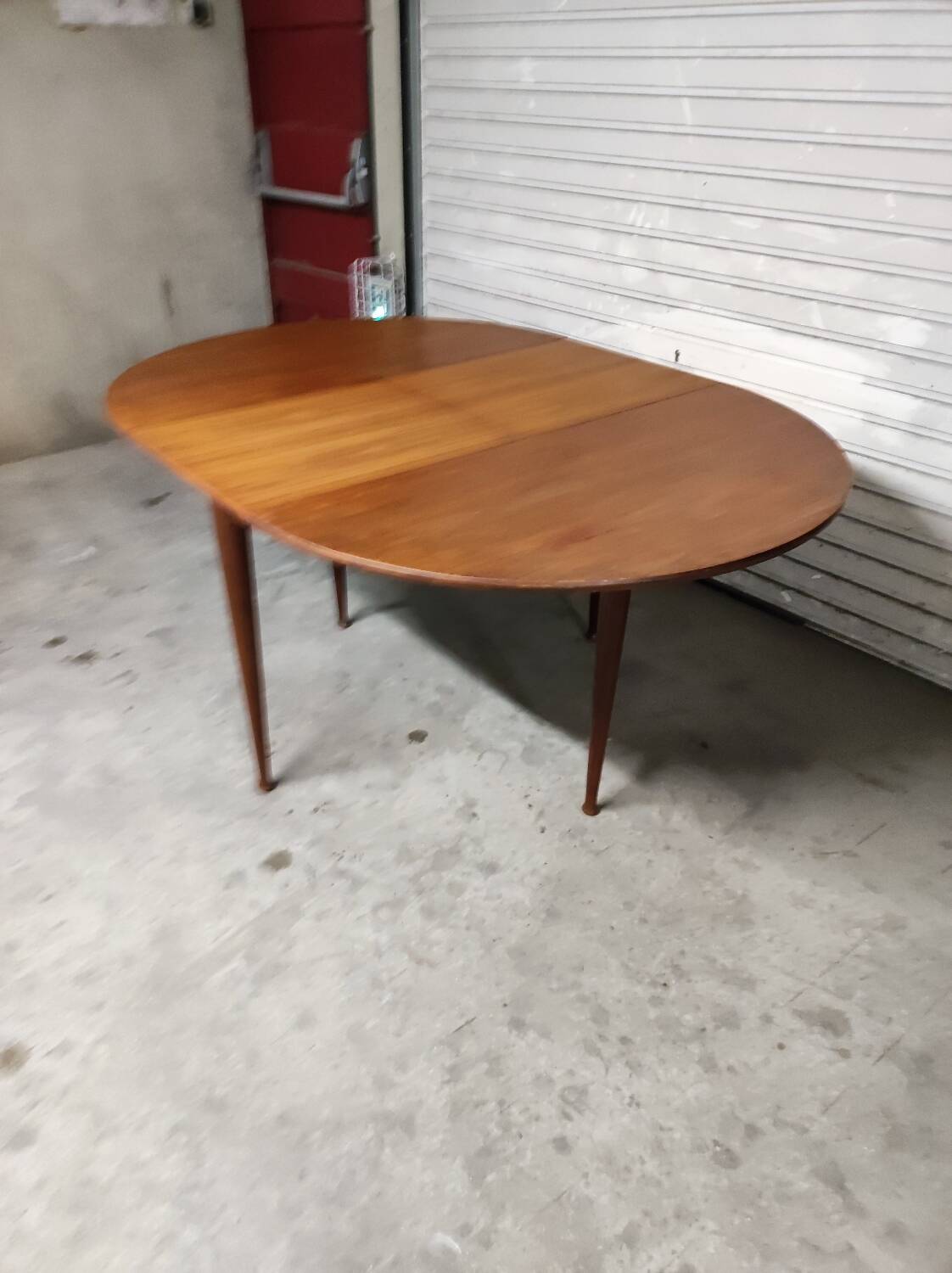 Scandinavian vintage teak round table