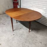 Scandinavian vintage teak round table