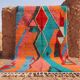 Handmade Berber rug in coloured wool 200/300cm