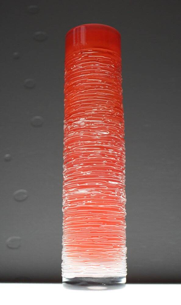 Glass vase by Edenfalk, Skruf, Sweden
