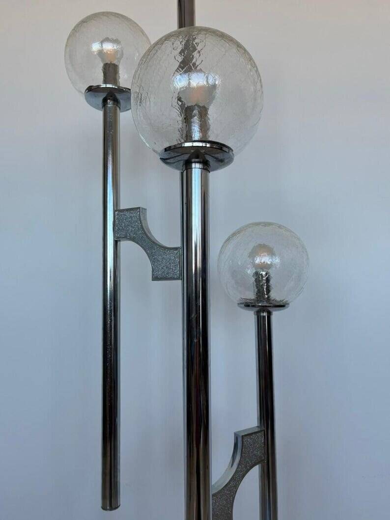 MidCentury Floor Lamp, Gaetano Sciolari, Italy, 1970s