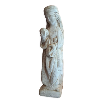 Statue en pierre Vierge à la boule
