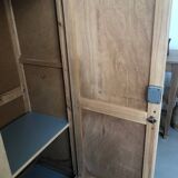Verdigris two-door wardrobe