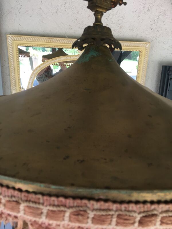 Lustre de billard en bronze