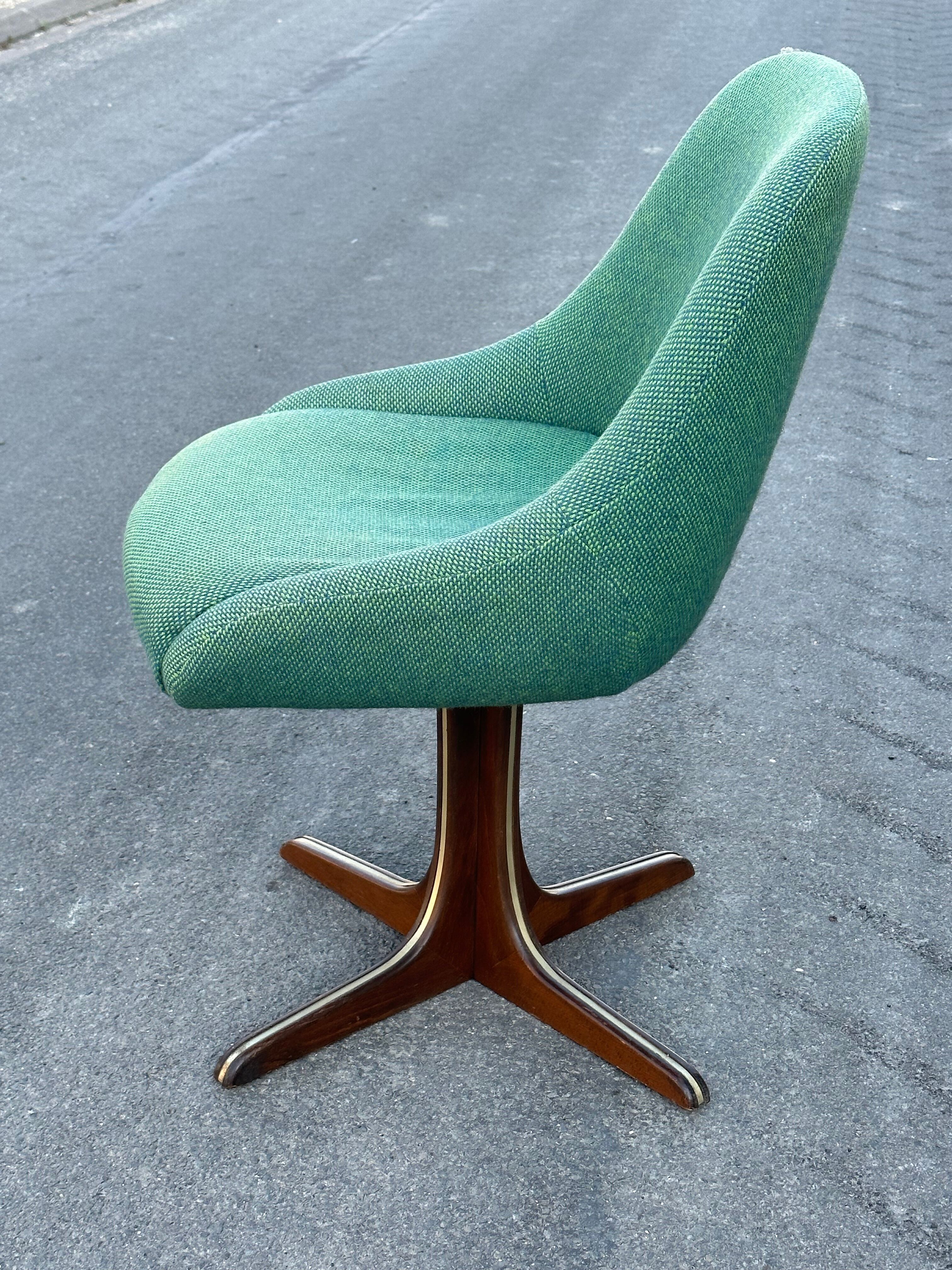 60s vintage design swivel office chair