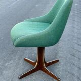 60s vintage design swivel office chair