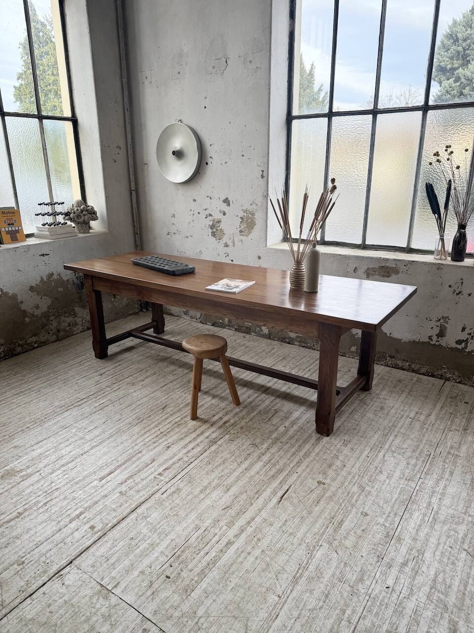 Table de ferme XL en chêne massif