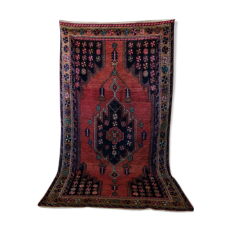 Tapis antique de maslaghan persan tissé à la main années 20 254x135cm