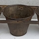 Planter of 3 zinc pots