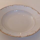 Flat dish and deep dish in porcelain