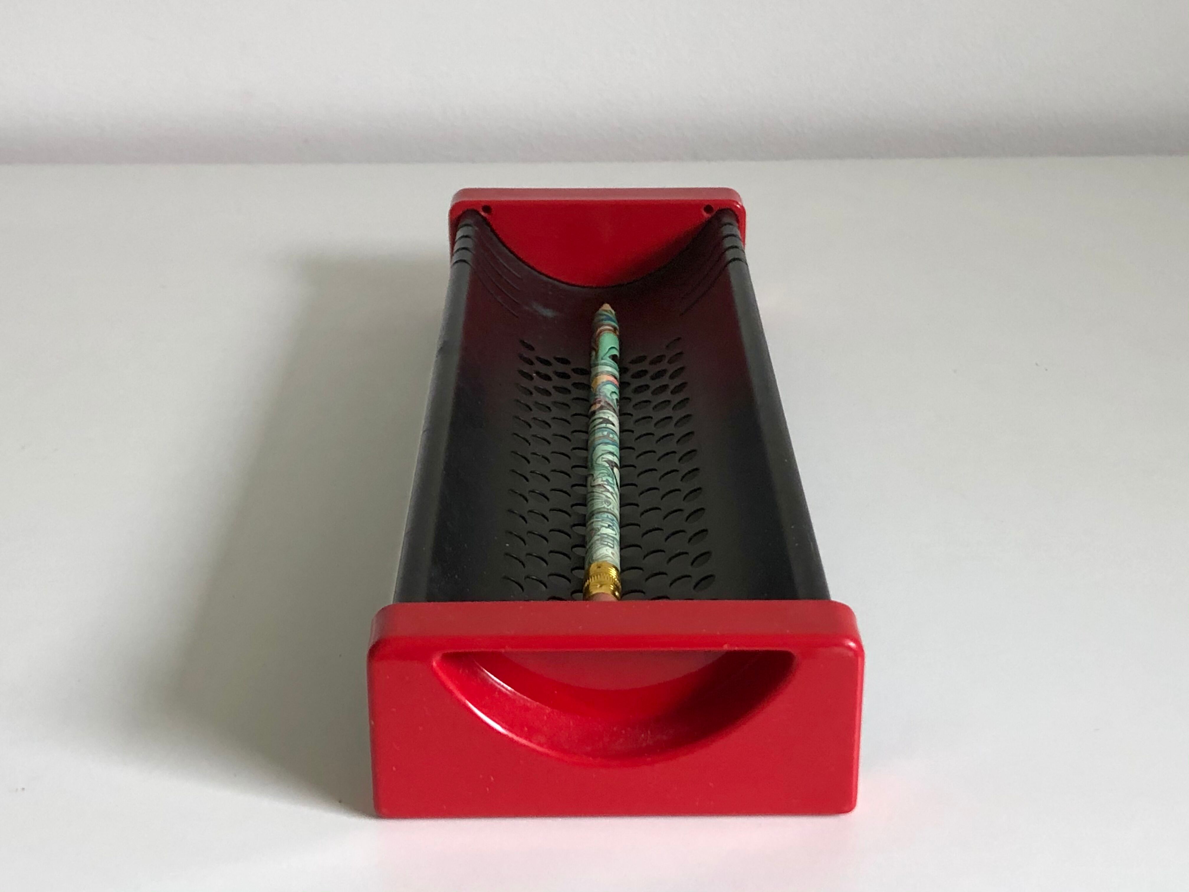 Plumier porte stylos design Barbieri - Marianelli for Rexite, italy 1980