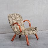 Mid-century original danish clam chair