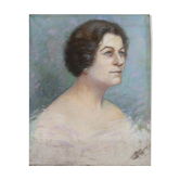 Portrait au pastel