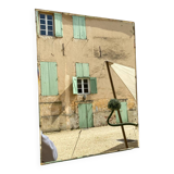 Vintage beveled mirror