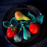 Vallauris barbotine plate Albert Ferlay