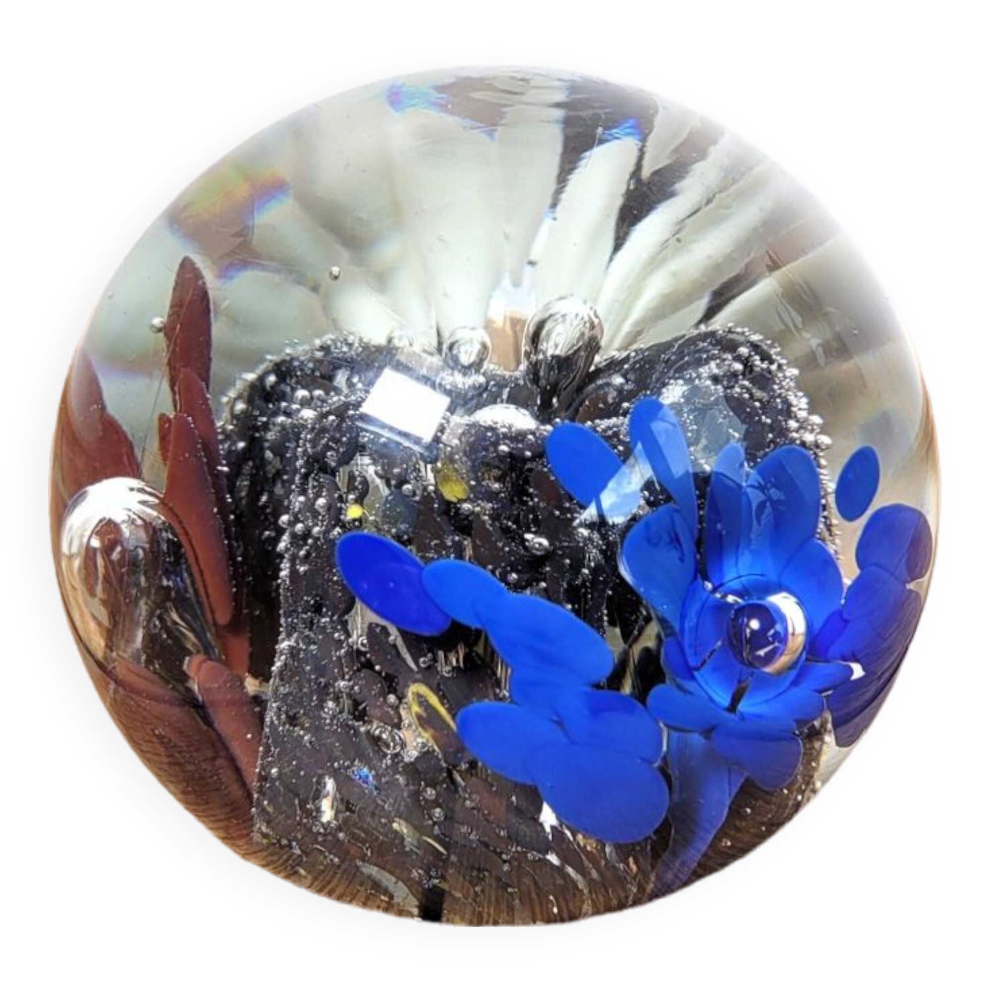 Sulphide glassware paperweight from St Just 1996
