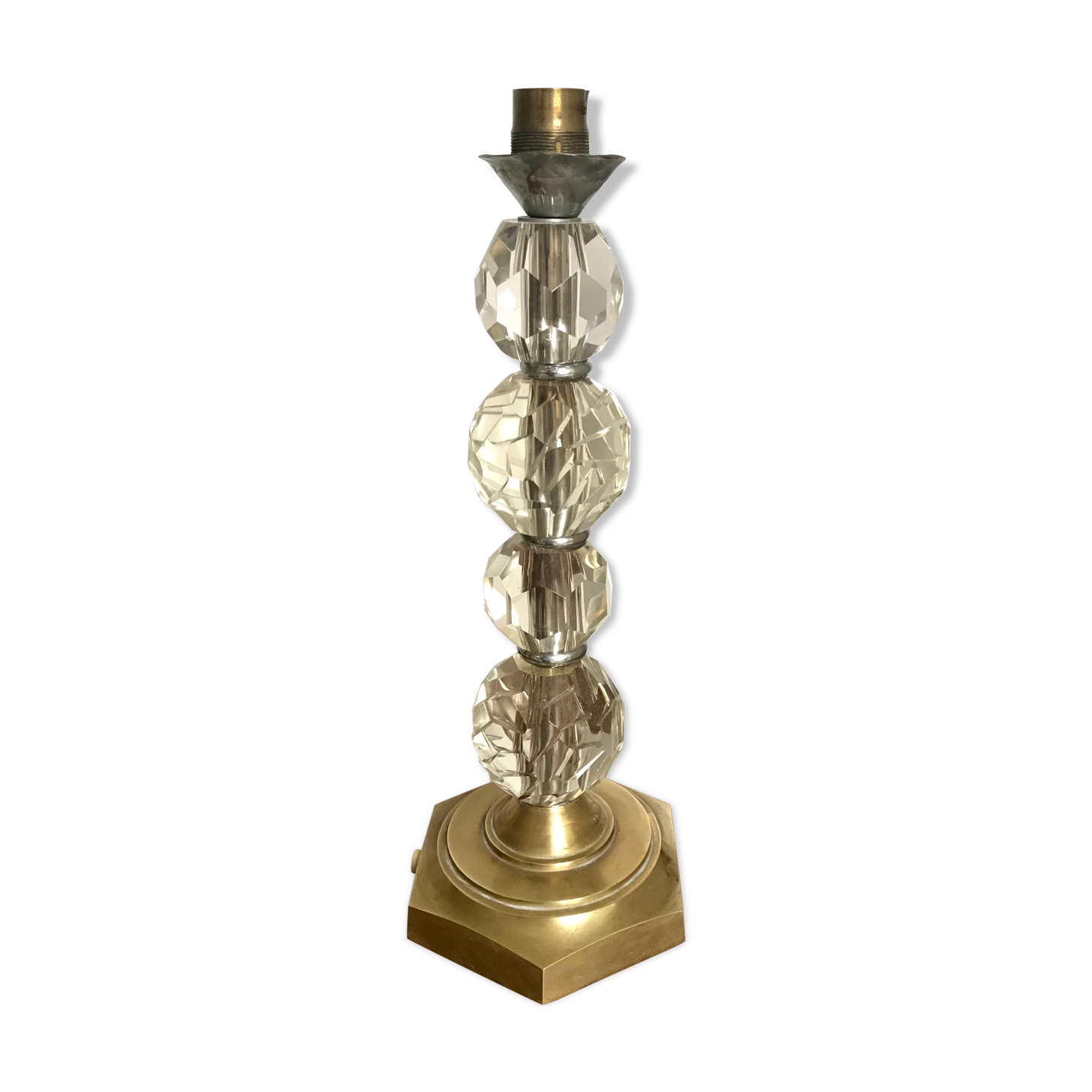 Vintage crystal lamp