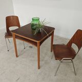 Walnut dining table 1950 Ex Czechoslovakia produced by UP Zavody