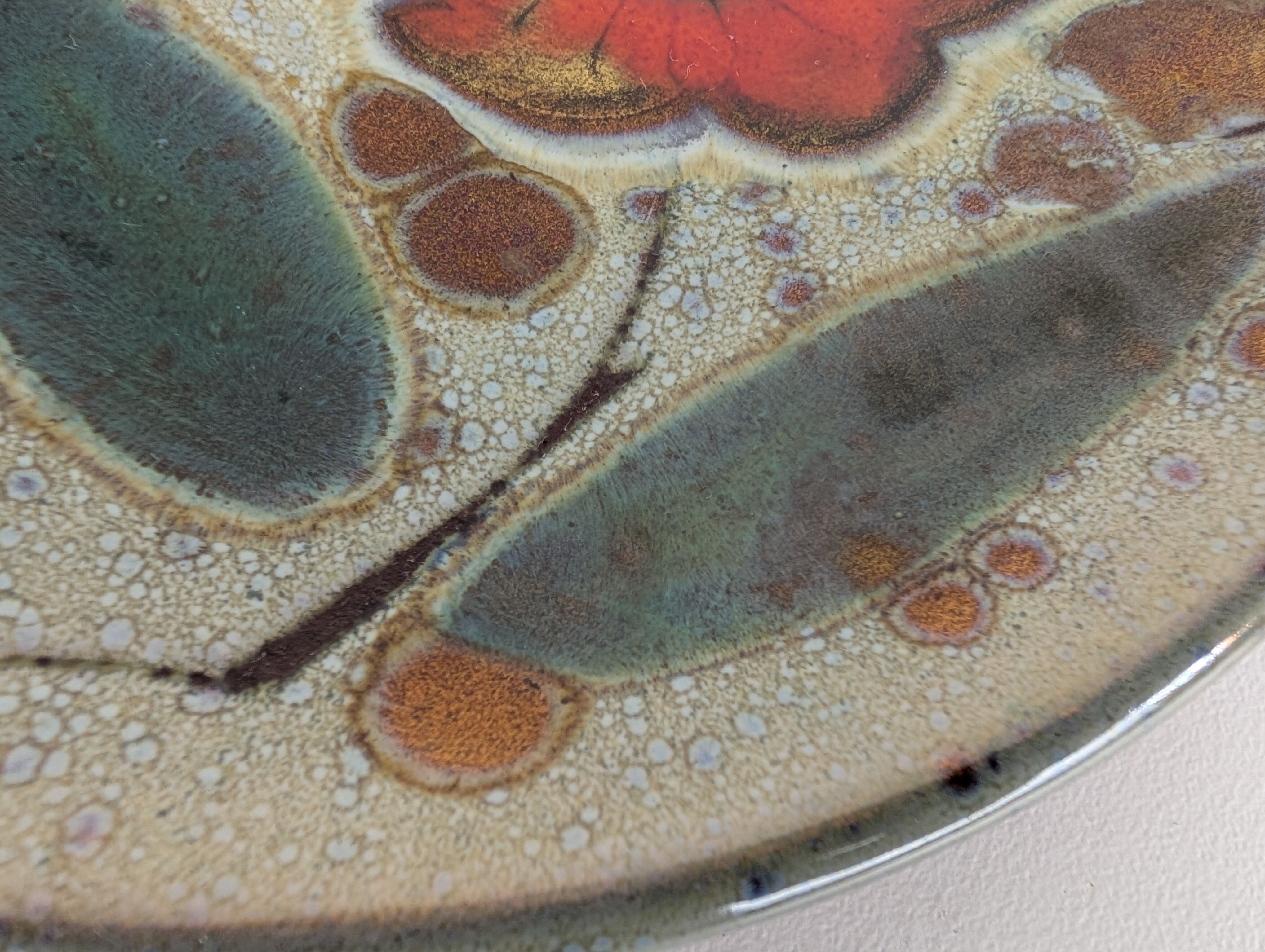 Monique Brenner Vallauris plates 60s