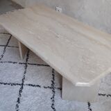 Low table in travertine