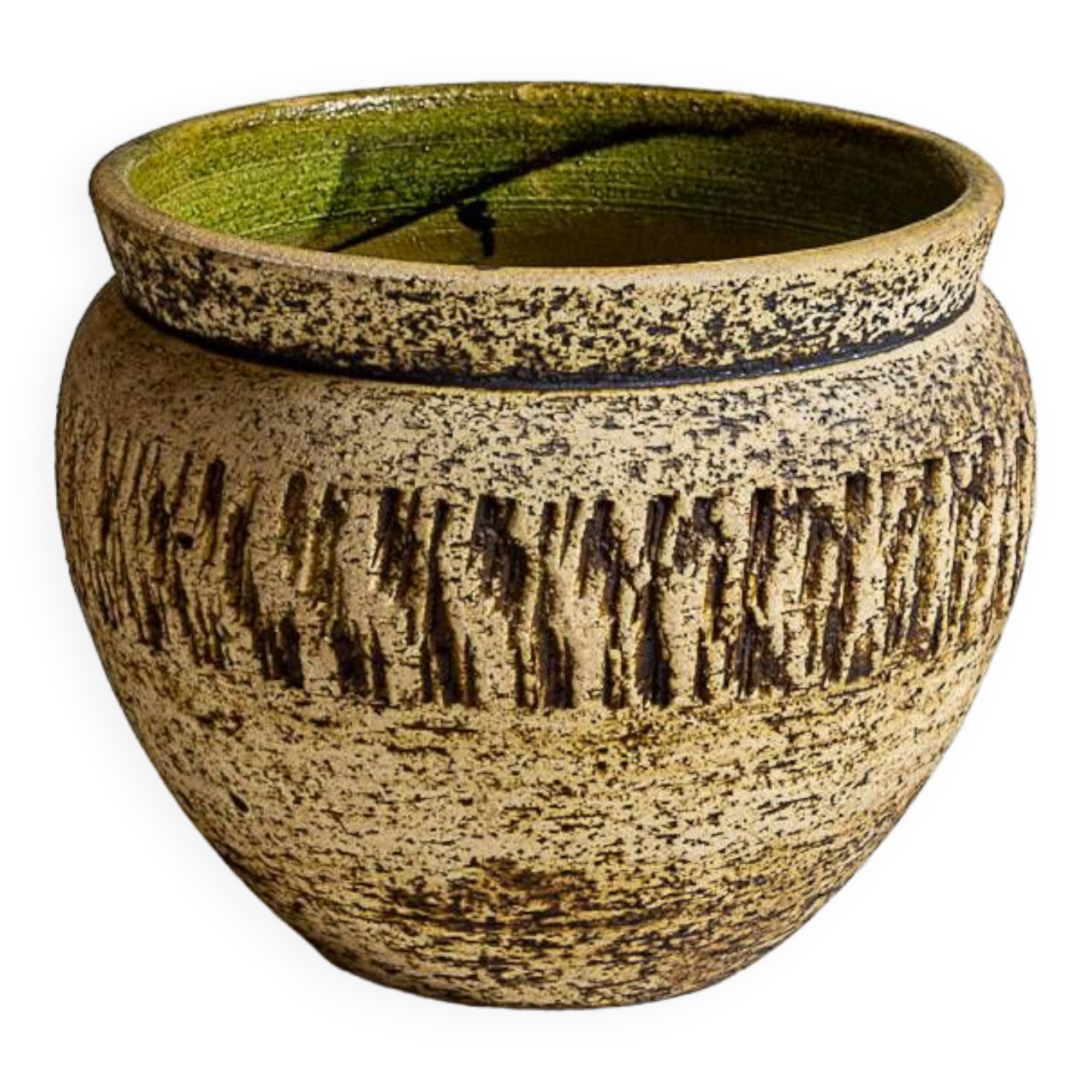 Italian ceramic vase or cachepot, Italy, 1960s