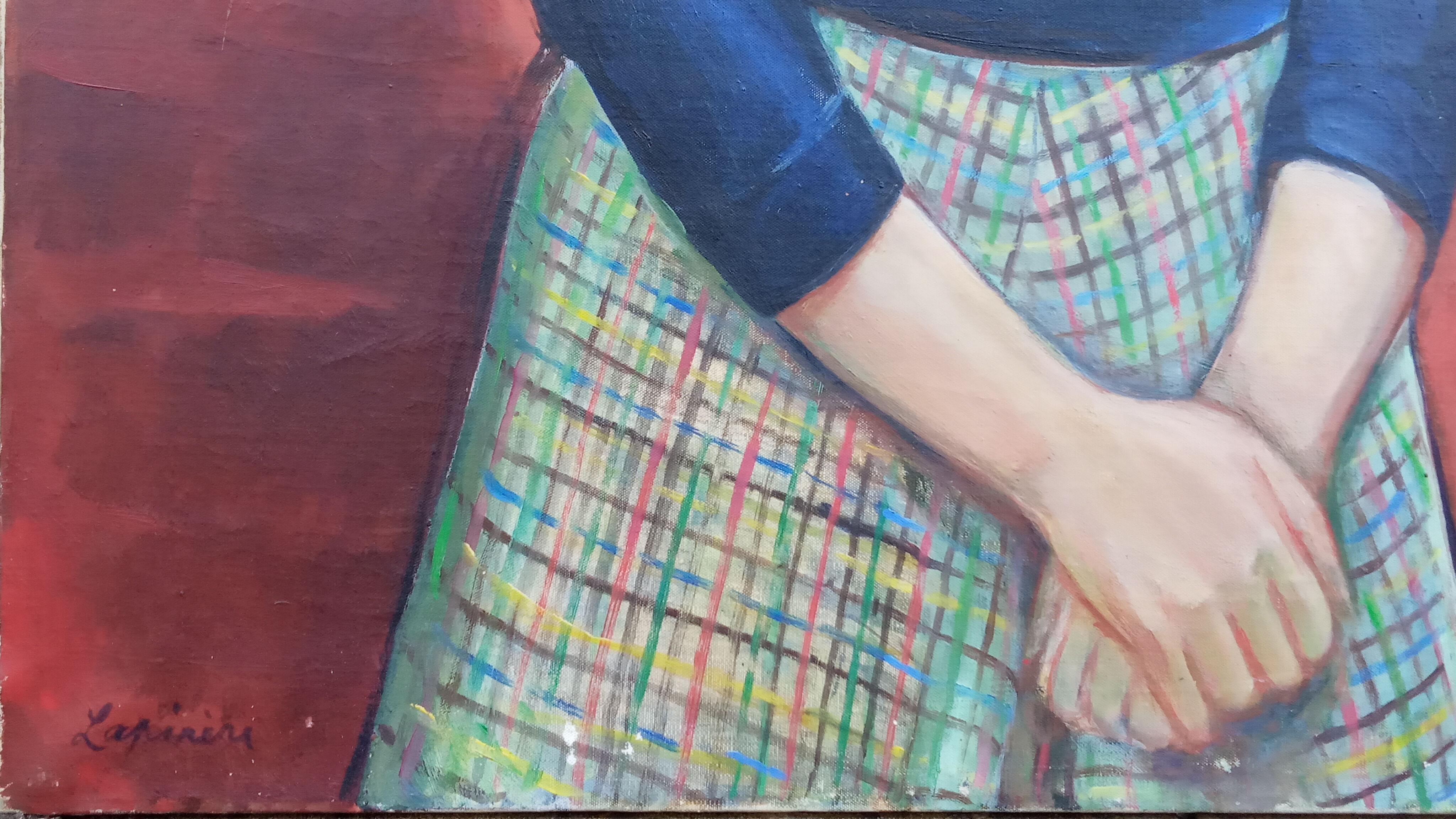 Portrait de jeune femme - 74x94cm