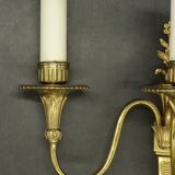 Series of 4 Louis XVI style flower sconces