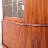 Danish rosewood corner display cabinet, 1960s