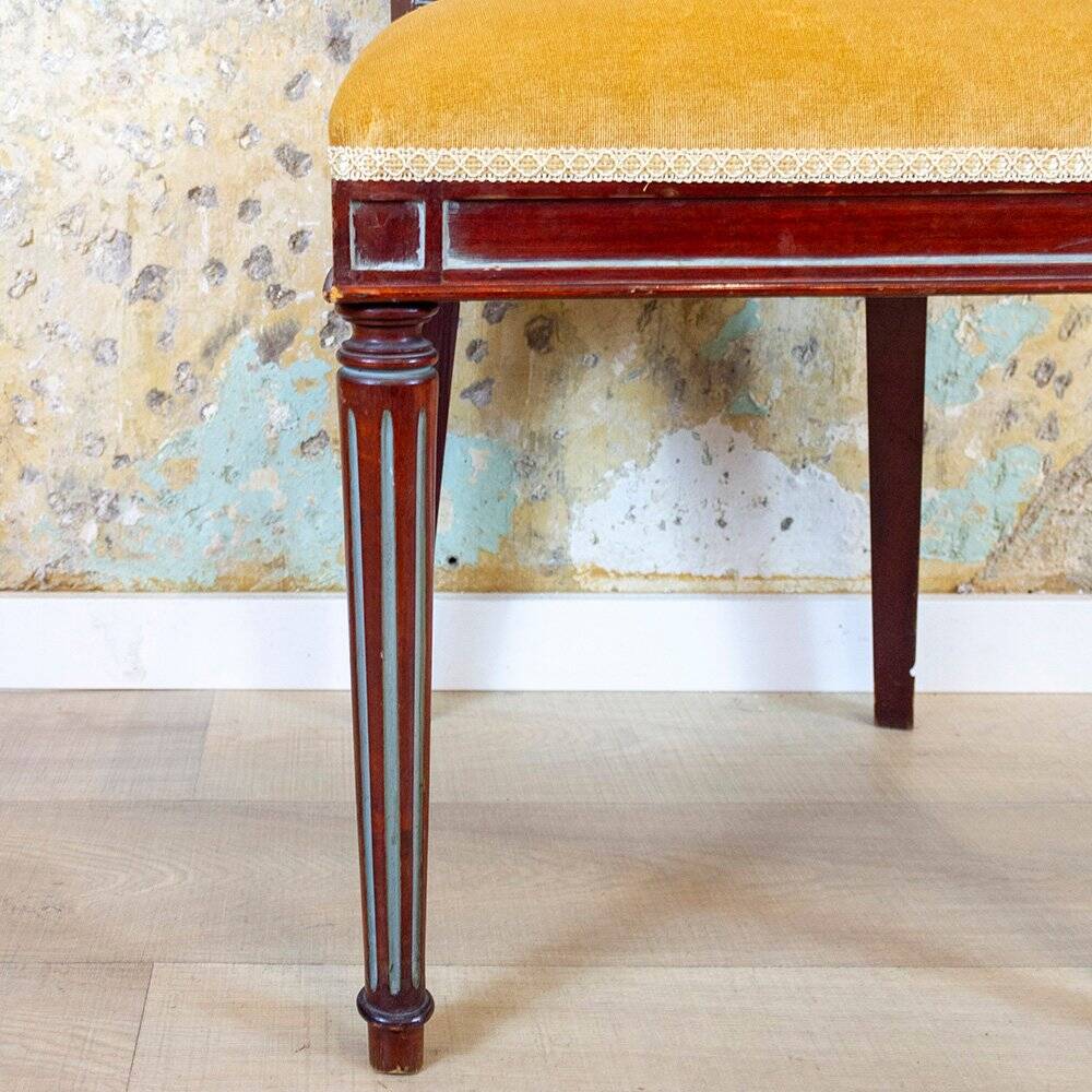 Set of Spanish Louis XVI Style Side Chairs, 1940s