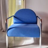 Chrome metal armchair 70s