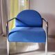 Chrome metal armchair 70s